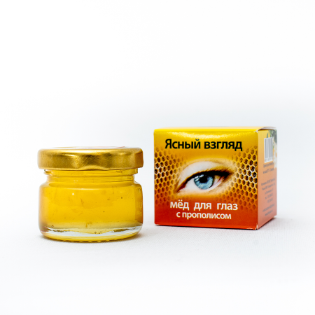 Мед для глаз с прополисом Ясный взгляд 40 г